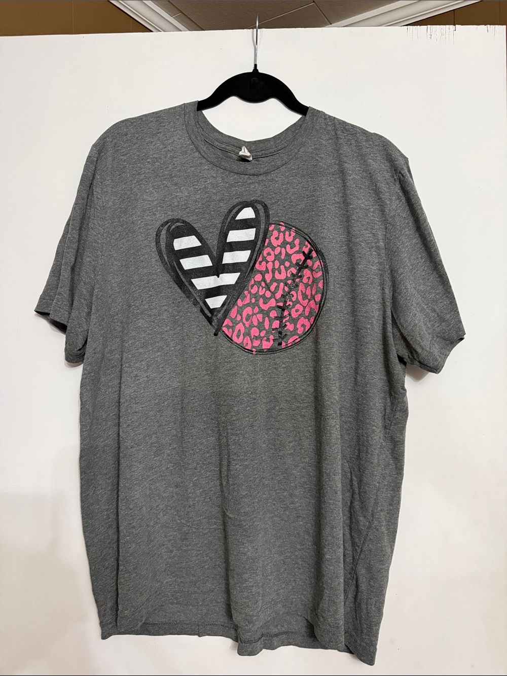 Bella Canvas 2XL softball graphic shirt baseball